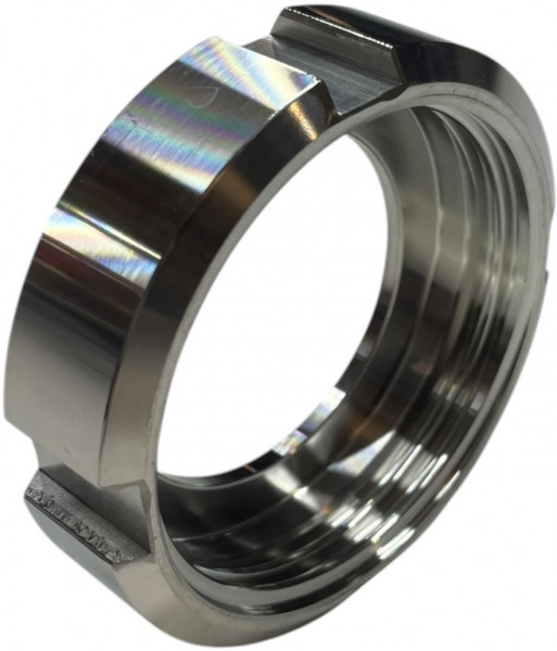 Écrou rond cranté DN65 Inox 316 - Écrou à encoches Raccord laitier DIN 11851 / 11853 / 11864