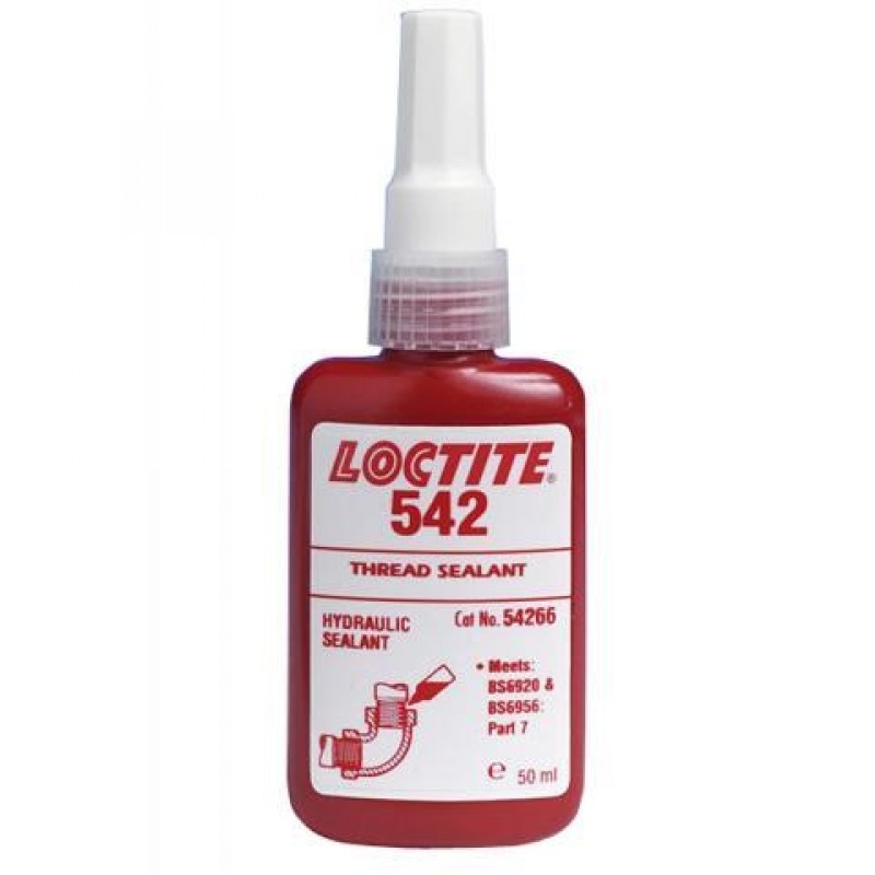 Loctite 542 Schroefdraadborging Medium tot 3/4" (50ml)