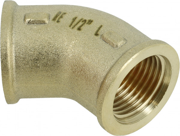 Bonfix laiton Coude 45° - 1/2" - filetage femelle