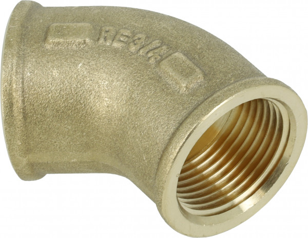 Bonfix messing Bocht 45° - 3/4" - binnendraad