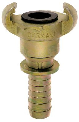 Lüdecke klauwkoppeling SKB-DR met slangtule & borgrand draaibaar - SKB 13-DR - 1/2" (13 mm)