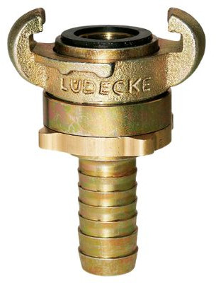 Lüdecke klauwkoppeling SSG avec embout de tuyau - SSG 13 - 1/2" (13 mm)