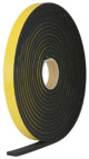 Zellgummi - NP400 - EPDM - Moosgummi - Selbstklebend - 4mm (h) - 15mm (b) - Rolle 125m