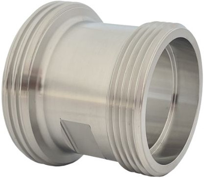 Adapter DIN11851 Draadstuk naar Macon Buitendraad - DN40/DN38 afbeelding