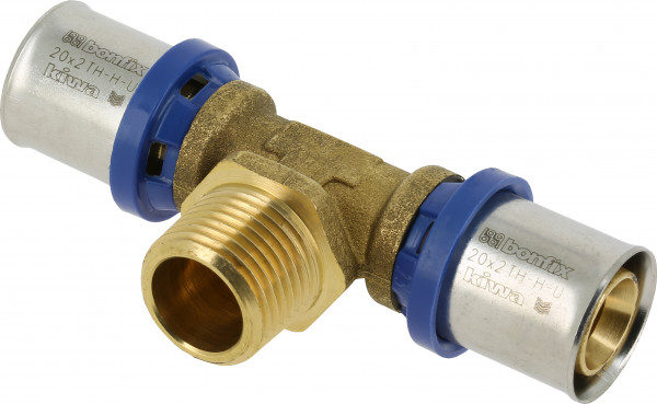 Bonfix Alu-pers fittingen T-koppeling 25 x 3/4 x 25 - 
