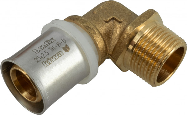 Bonfix Alu-pers fittingen Kniekoppeling 3/4 x 25 -