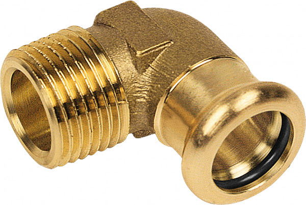 Bonfix Pressfittingen roodkoper WATER Kniekoppeling 90° (silicium) 1 x 28 - 