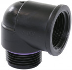 PP Reducing nipple 3/4" x 1/2"