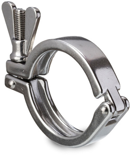 Tri-clamp raccord - DIN 32676 - Klemband - Enkel scharnier - Inox316 - Fl. 34mm