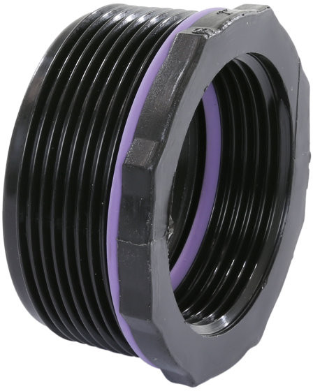 PP verloopring 3/4” x 1/2”