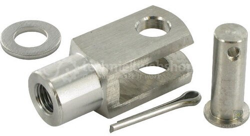B�nnekamp Gaffel RVS A2 (set ongemonteerd) - G10x20 M10x1,25 (MF) + GPA/R/C10 RVS A2 (304) verpakt afbeelding