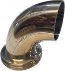 Melkkoppeling - Zuivelkoppeling - DIN 11851 - Koppelbocht 45° - Puntstuk/Wartelmoer x Laseinde - DN25 x 29mm - RVS 316