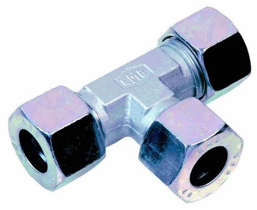 Snijringkoppeling - T-Koppelingen - Verbindingskoppeling - Inclusief Moer en Snijring -  T 42 L