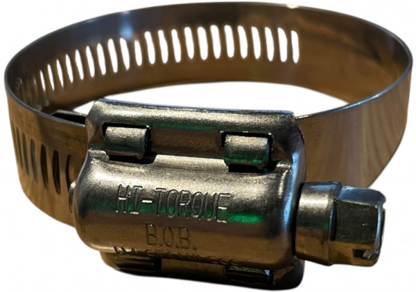 Slangklem High torque - RVS 304 - Bandbreedte 15,8mm - klembereik 50-70mm
