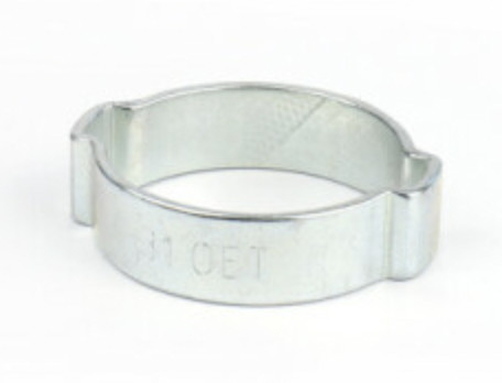 Collier de serrage - 2 oor -  Acier zingué - klembereik 9-11mm