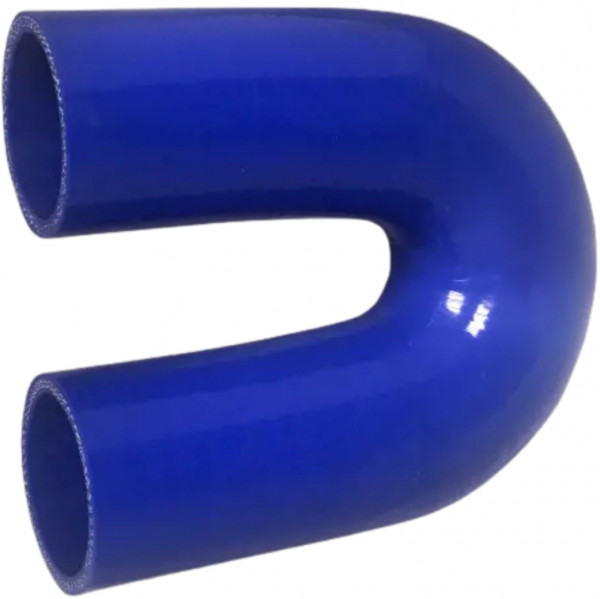 Silicone Tuyau de radiateur - Tuyau de refroidissement 180° bleu - 10mm