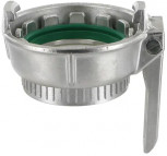 Tankwagenkoppeling Kroonring met spanring - RVS - DN 80