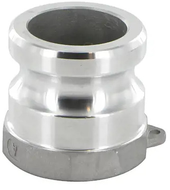 Raccord Camlock type A AL - 1 1/4" avec schroefdraadpakking