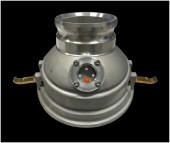 DN100 API vrouwelijke koppeling met DN80 vrouwelijk