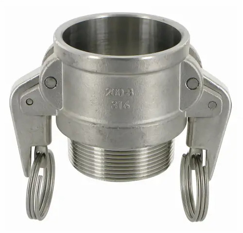 Camlock koppeling MIL type B RVS - 3" - Zelfvergrendelend