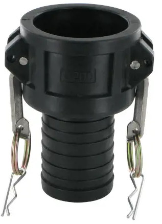 Raccord Camlock type C - femelle avec douille annelée - polypropylène - 2" - DN40 - C150