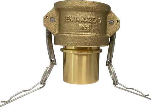 Raccord Camlock type C - femelle avec douille annelée - laiton - 1-1/2" - DN40 - C150