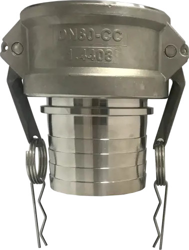 Camlock koppeling - Type C - Geribbled