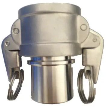 Camlock type C - vrouwelijk met slangtule - RVS 316 - 3/4" - DN20 - C75 - met veiligheidsslot