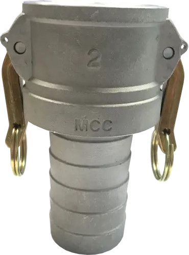 Raccord Camlock type C - femelle avec douille annelée - aluminium - 4" - DN100 - C400