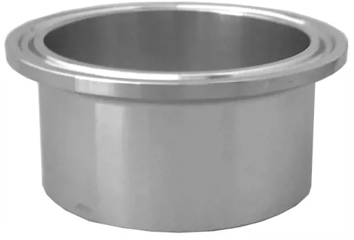 Klem butwelding end SS - 50x53mm