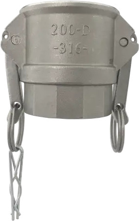 Camlock type D - vrouwelijk met binnendraad - RVS 316 - 3" - DN75 - D300