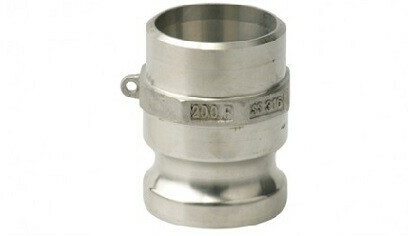 Raccord Camlock type AWB - mâle avec about à souder - inox 316 - 3/4" - DN19 - avec about à souder