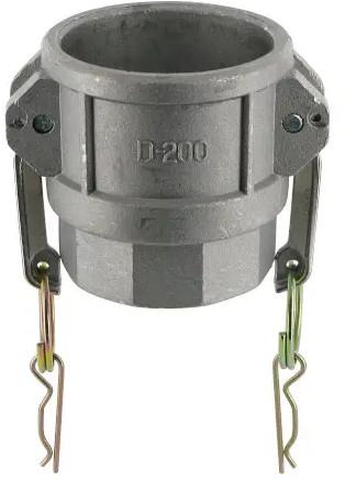 Camlock type D - vrouwelijk met binnendraad - aluminium - 3" - DN75 - D300