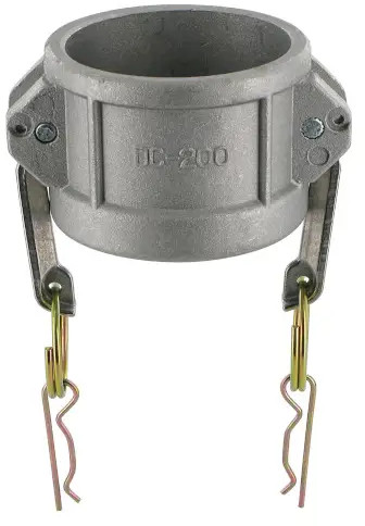 Camlock type DC - stofkap voor een mannelijk deel - aluminium - 8" - DN200 - DC800