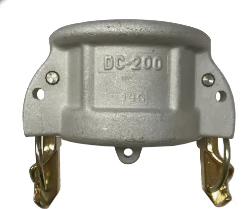 Raccord Camlock type DC - bouchon pour pièce mâle - aluminium - 3" - DN75 - DC300 - avec verrou de sécurité