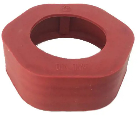 Wartelmoer beschermring - EPDM - Rood - DN25