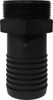 PVC kogelkraan 1" binnendraad/binnendraad - Wit