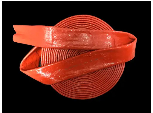 Brandwerende tuyau rouge - 102x6mm