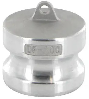 Camlock type DP - stofplug voor een vrouwelijk deel - aluminium - 8" - DN200 - DP800