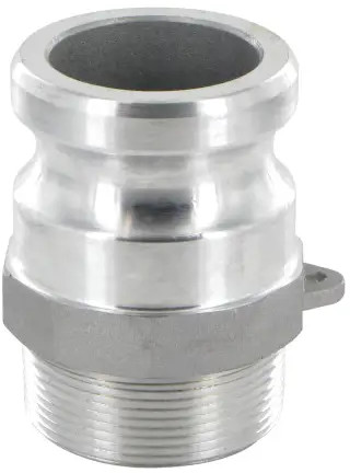 Camlock Mannelijk met Buitendraad - Type F - Aluminium - 8” - DN 200 - F800