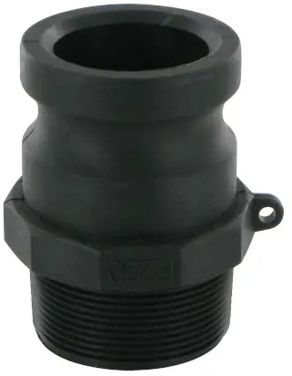 Camlock type F - mannelijk met buitendraad - polypropyleen - 1/2" - DN20 - F75