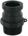 Camlock type B - vrouwelijk met buitendraad - polypropyleen - 3/4" - DN20 - B75