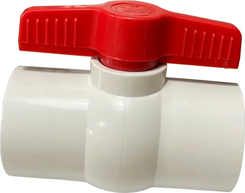PVC kogelkraan 4" binnendraad/binnendraad - Wit