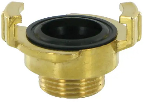 Raccordement de tuyau d'eau filetage mâle Inox - 3/4