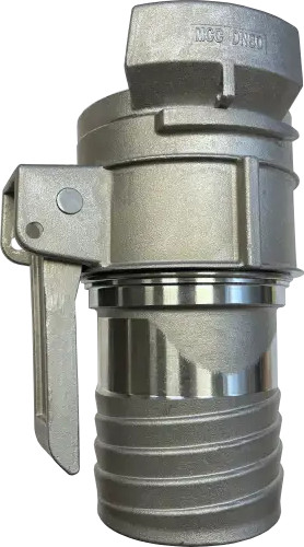 Guillemin-koppeling - met enkele Helico-schacht voor composietslang - met veiligheidshandgreep