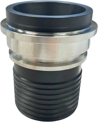 Vrouwelijke Macon SS - DN50 PFA gecoat - Zwart