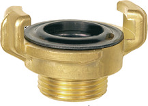 Geka koppeling Plus - Buitendraad - Messing - 1/2" (DN13)