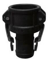 Camlock Vrouwelijk met Slangtule - Type C - PP (Polypropyleen) - Slangtule 32 mm - DN38 - C150