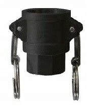 Camlock Femelle avec Filetage femelle - Type D - PP (Polypropyleen) - 1-1/4” - DN 38 - D150