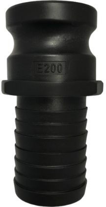 Camlock Mâle avec Embout de tuyau - Type E - PP (Polypropyleen) - Embout de tuyau 13 mm - DN 19 - E75